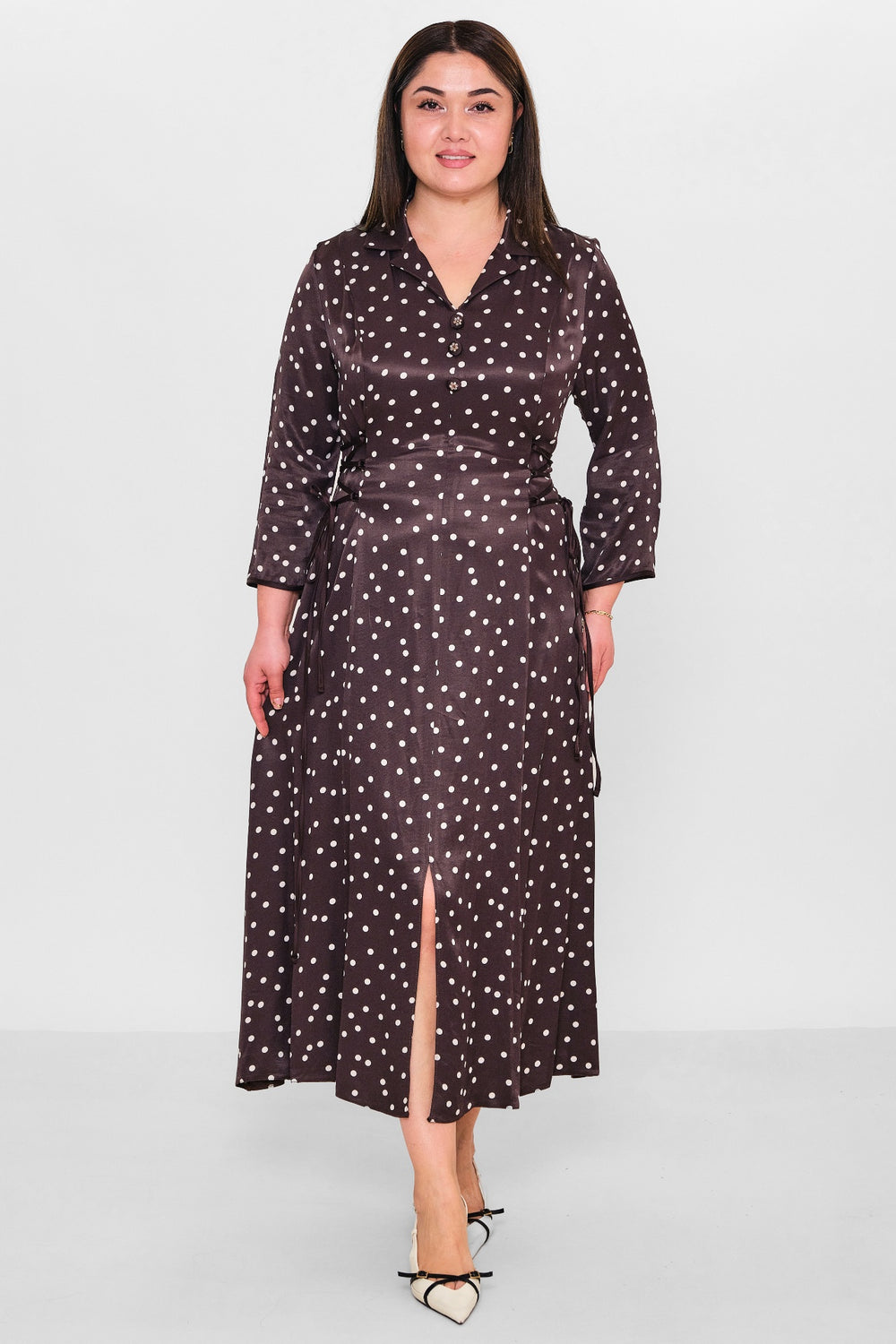 Dress port - Plus Size Dress (DSP26Y5746) - 8690200152436