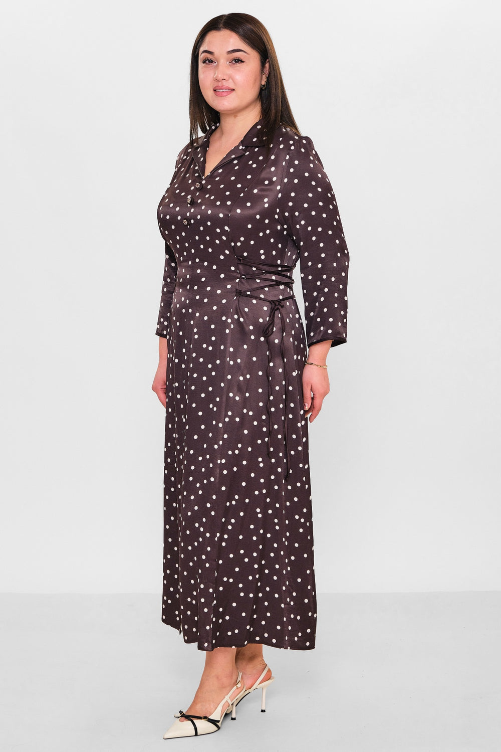 Dress port - Plus Size Dress (DSP26Y5746) - 8690200152436