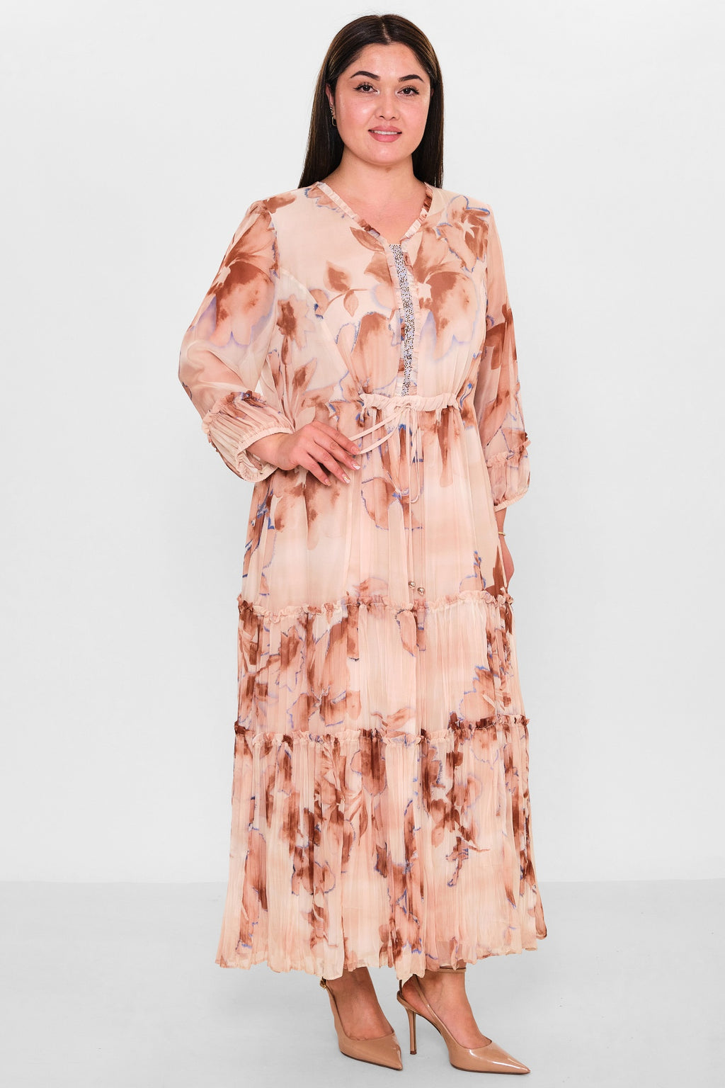 Gumanize - Plus Size Dress (GMZ2025-1111-7726) - 8690200152498