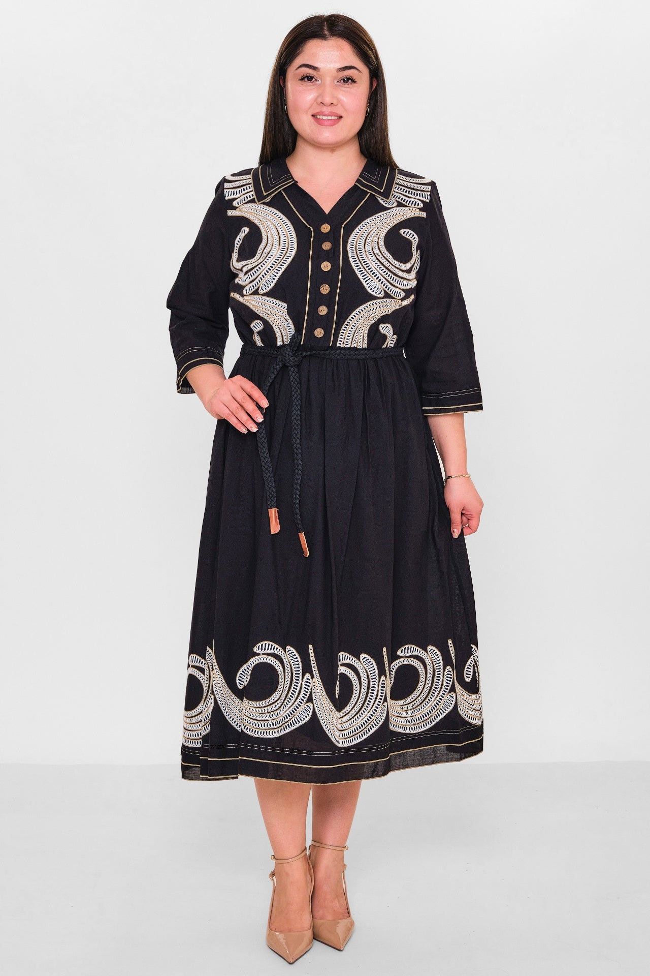 Gumanize - Plus Size Dress (GMZ2025-594-7553) - 8690200152504