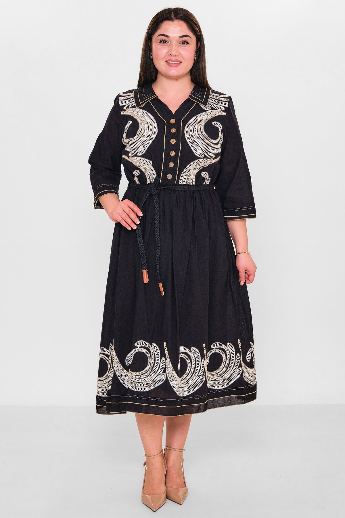 Gumanize - Plus Size Dress (GMZ2025-594-7553) - 8690200152504