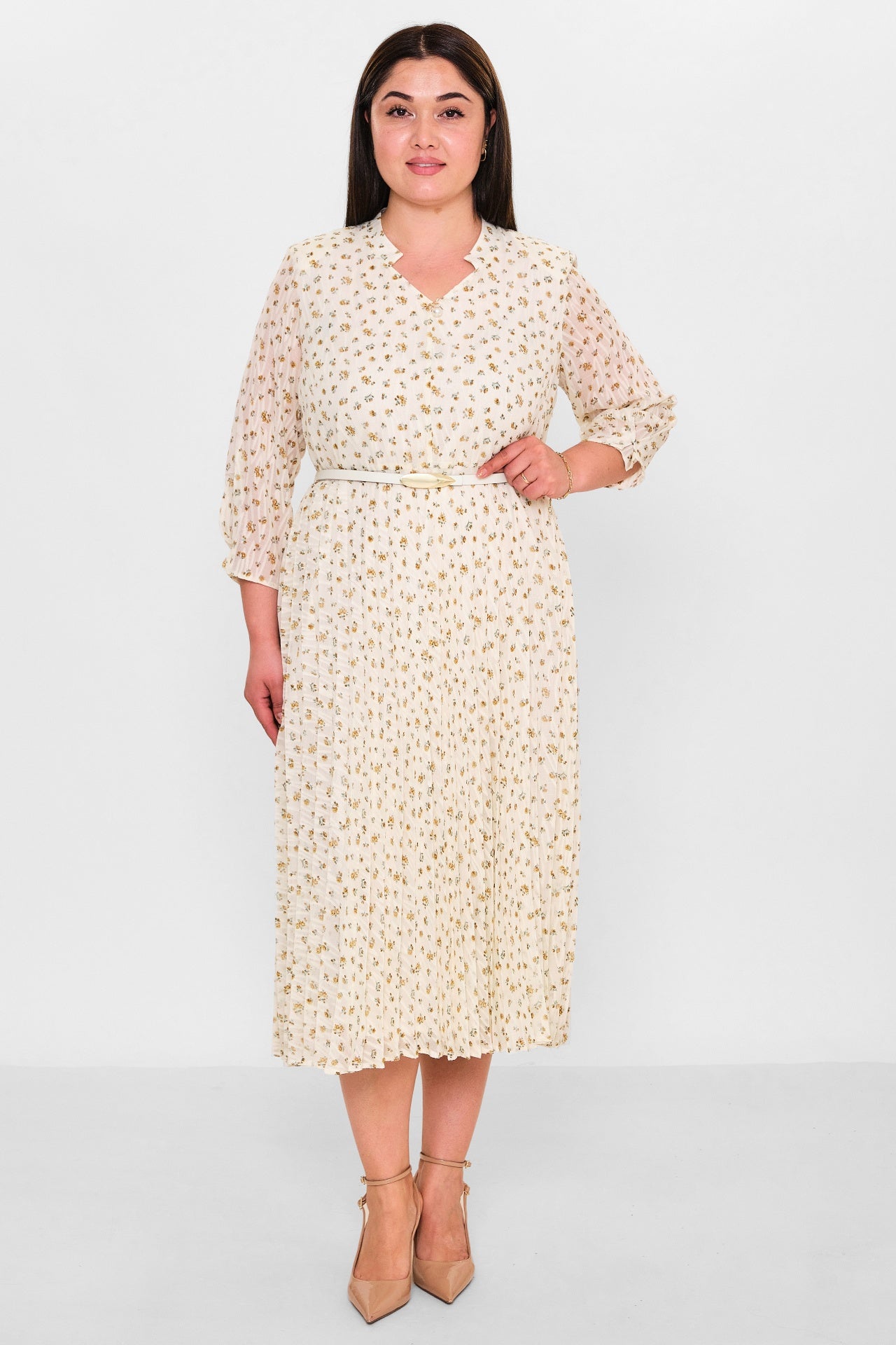 Gumanize - Plus Size Dress (GMZ2025-777-7655) - 8690200152528