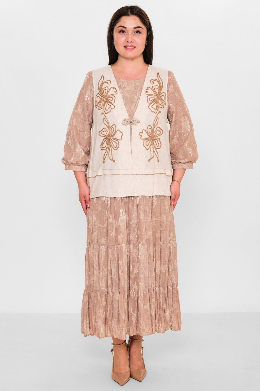 Gumanize - Plus Size Dress (GMZ2025-851-7707) - 8690200152535