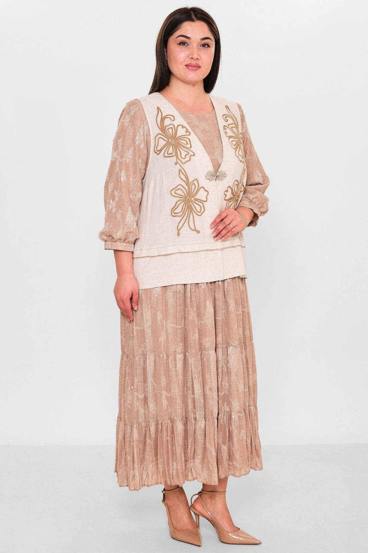 Gumanize - Plus Size Dress (GMZ2025-851-7707) - 8690200152535