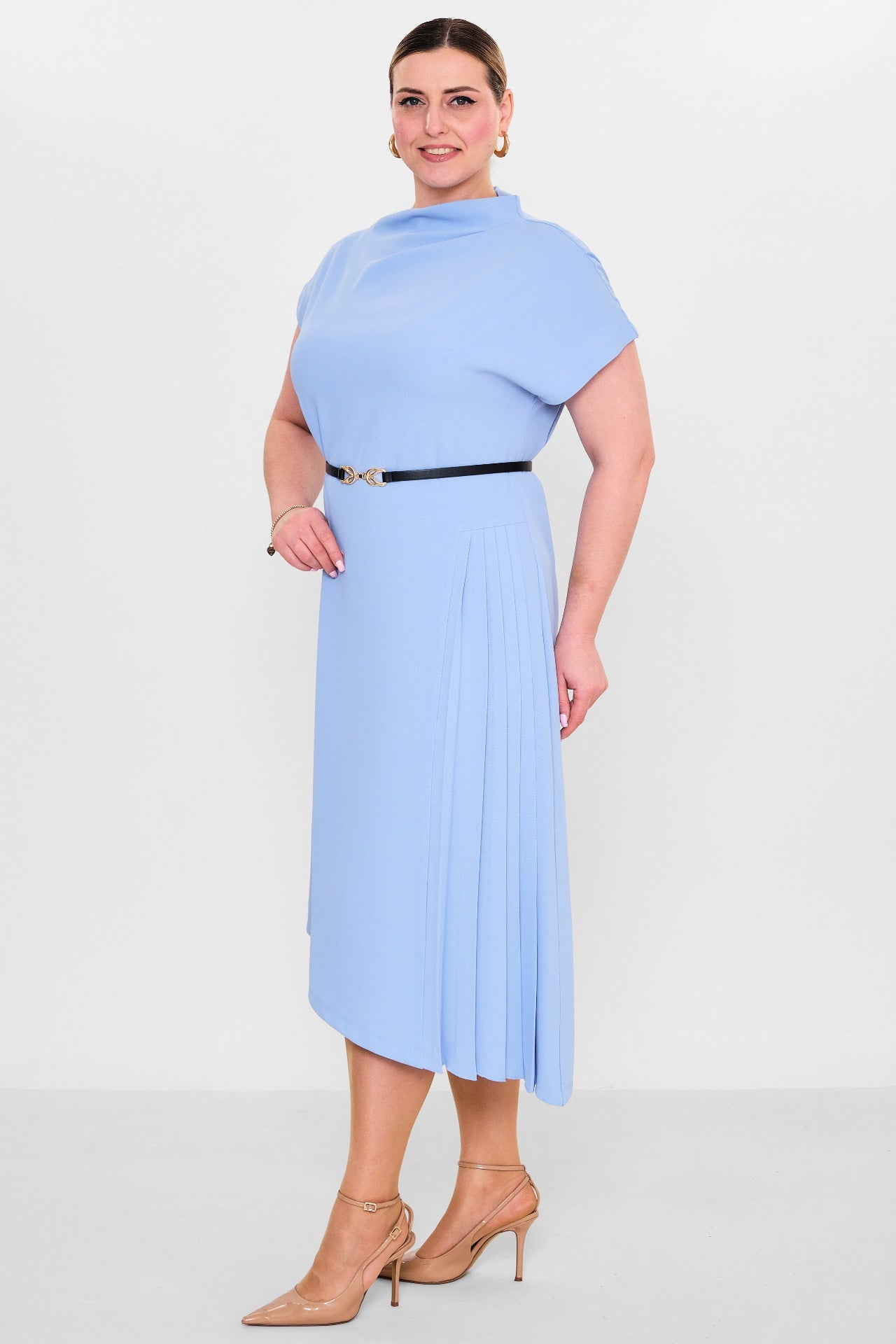 Laluce - Plus Size Dress (L2.Y26.ELB.2E672) - 8690200152641