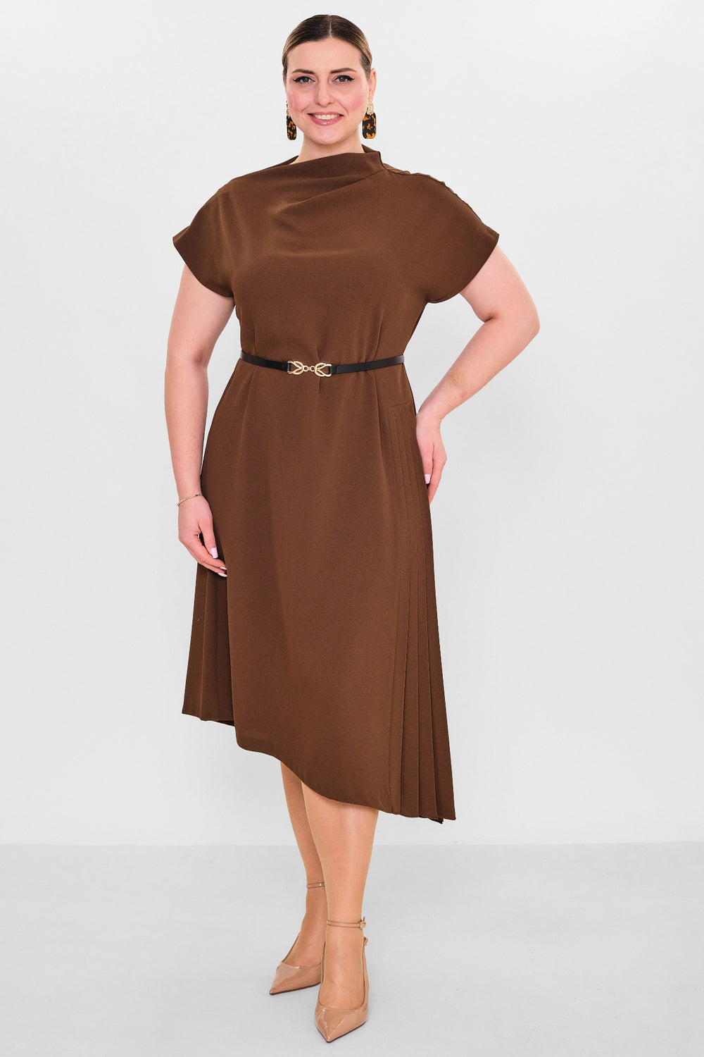 Laluce - Plus Size Dress (L2.Y26.ELB.2E672) - 8690200152665