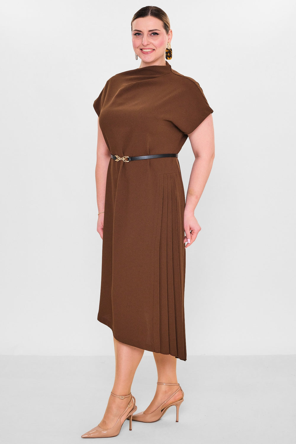 Laluce - Plus Size Dress (L2.Y26.ELB.2E672) - 8690200152665