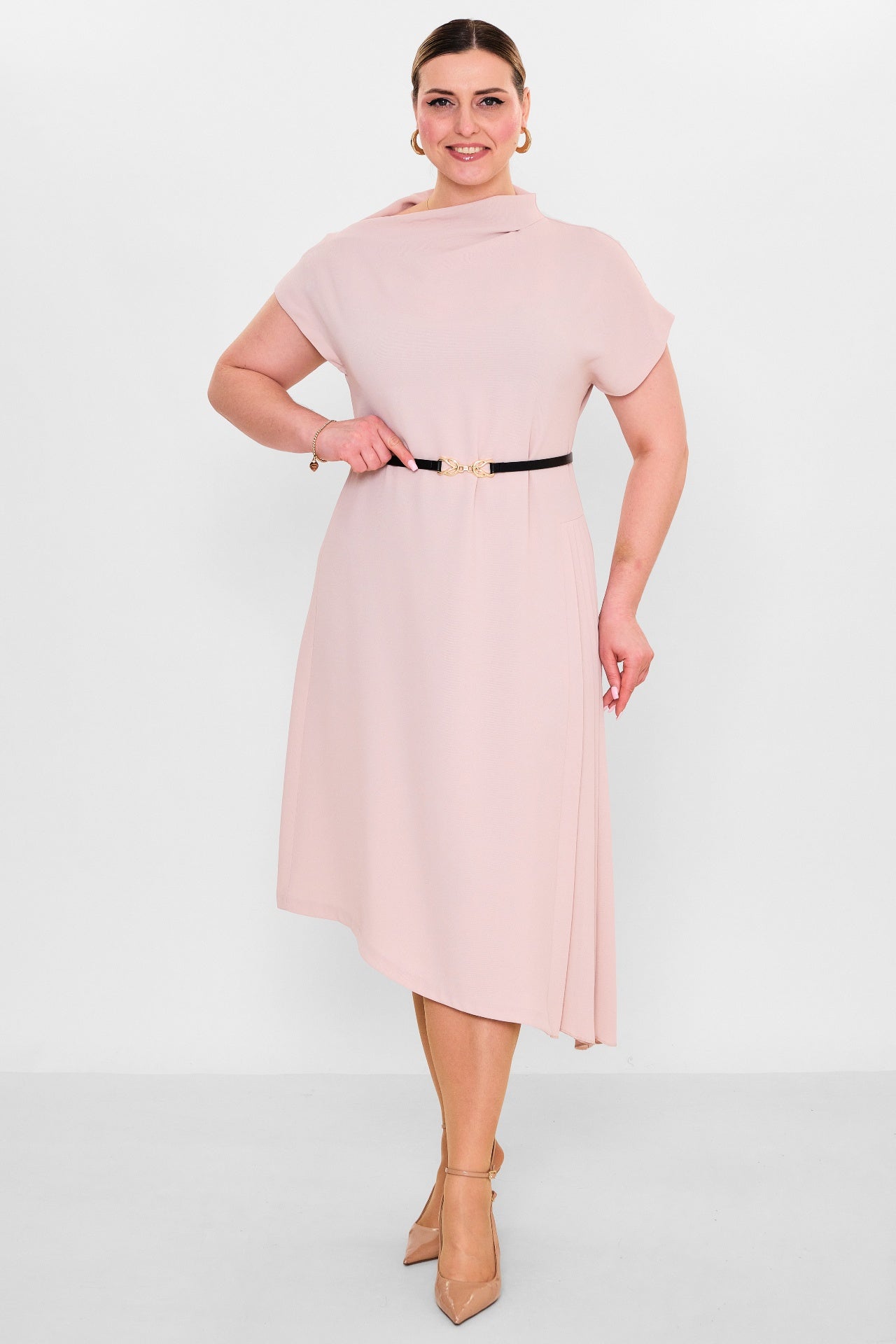 Laluce - Plus Size Dress (L2.Y26.ELB.2E672) - 8690200152672