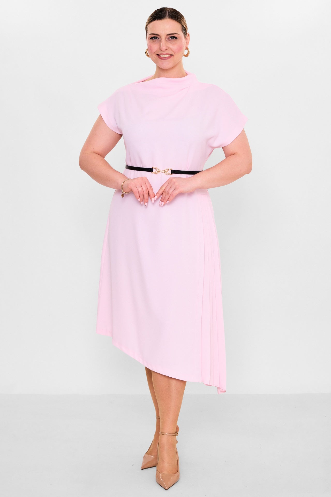 Laluce - Plus Size Dress (L2.Y26.ELB.2E672) - 8690200152689