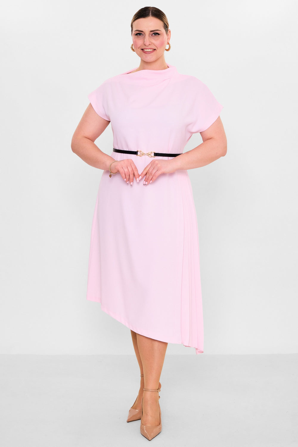 Laluce - Plus Size Dress (L2.Y26.ELB.2E672) - 8690200152689