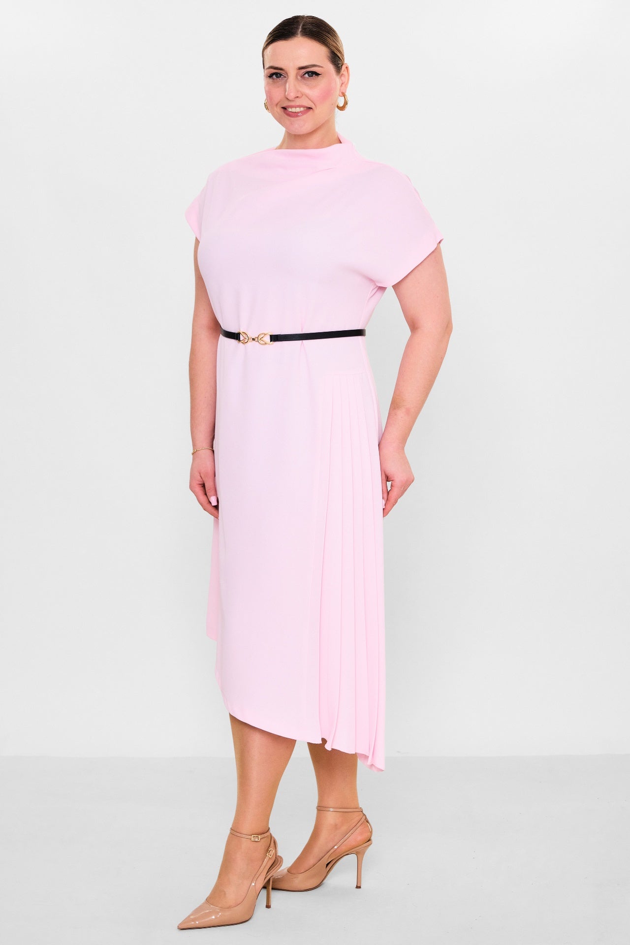 Laluce - Plus Size Dress (L2.Y26.ELB.2E672) - 8690200152689