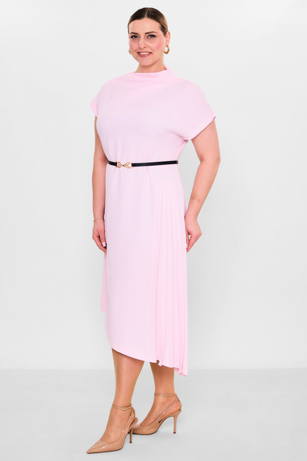 Laluce - Plus Size Dress (L2.Y26.ELB.2E672) - 8690200152689
