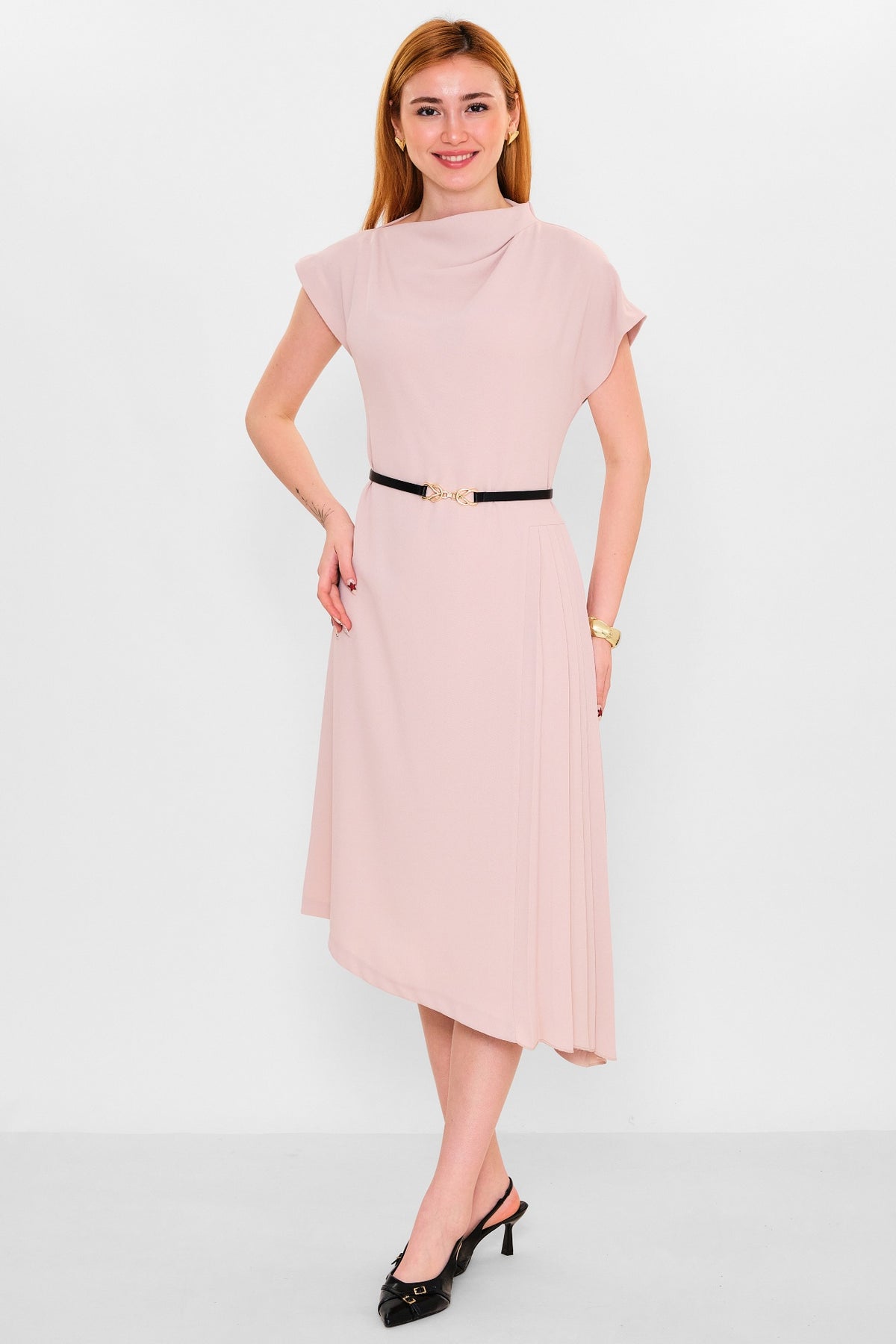 Qm - Regular Size Dress (QM.Y26.ELB.QE427) - 8690200152733