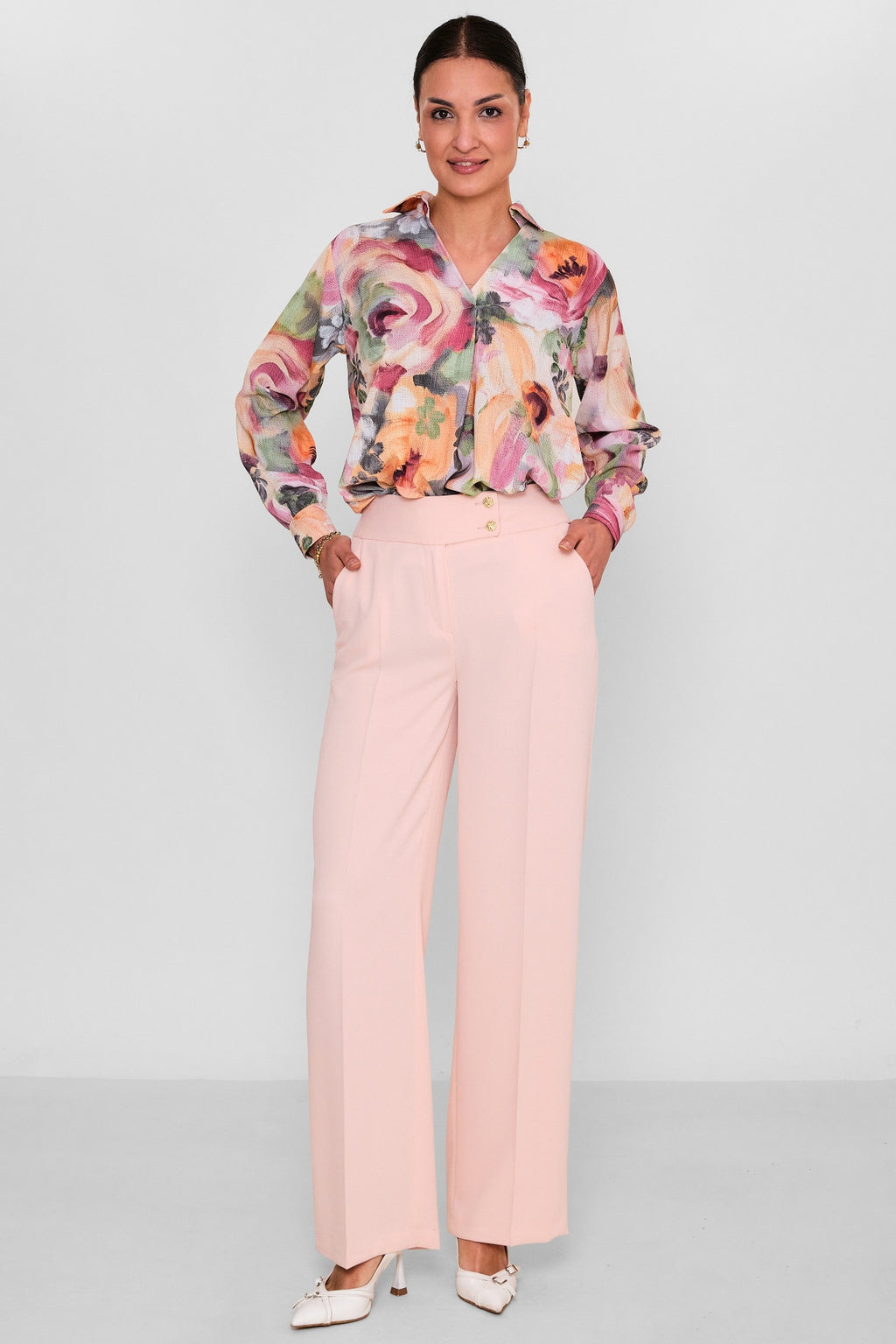 Selen - Plus Size Trousers (SLN26Y31890) - 8690200152757