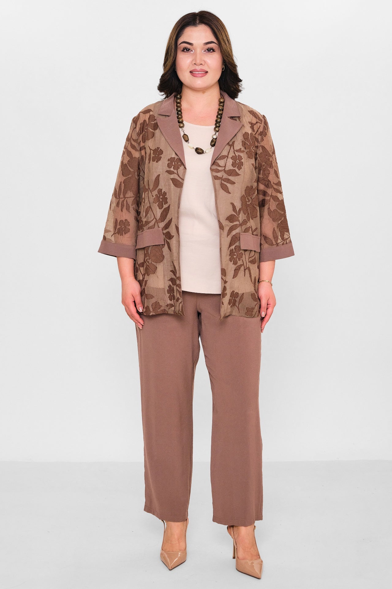 Dress port - Plus Size Suit (DSP26Y3458) - 8690200152764