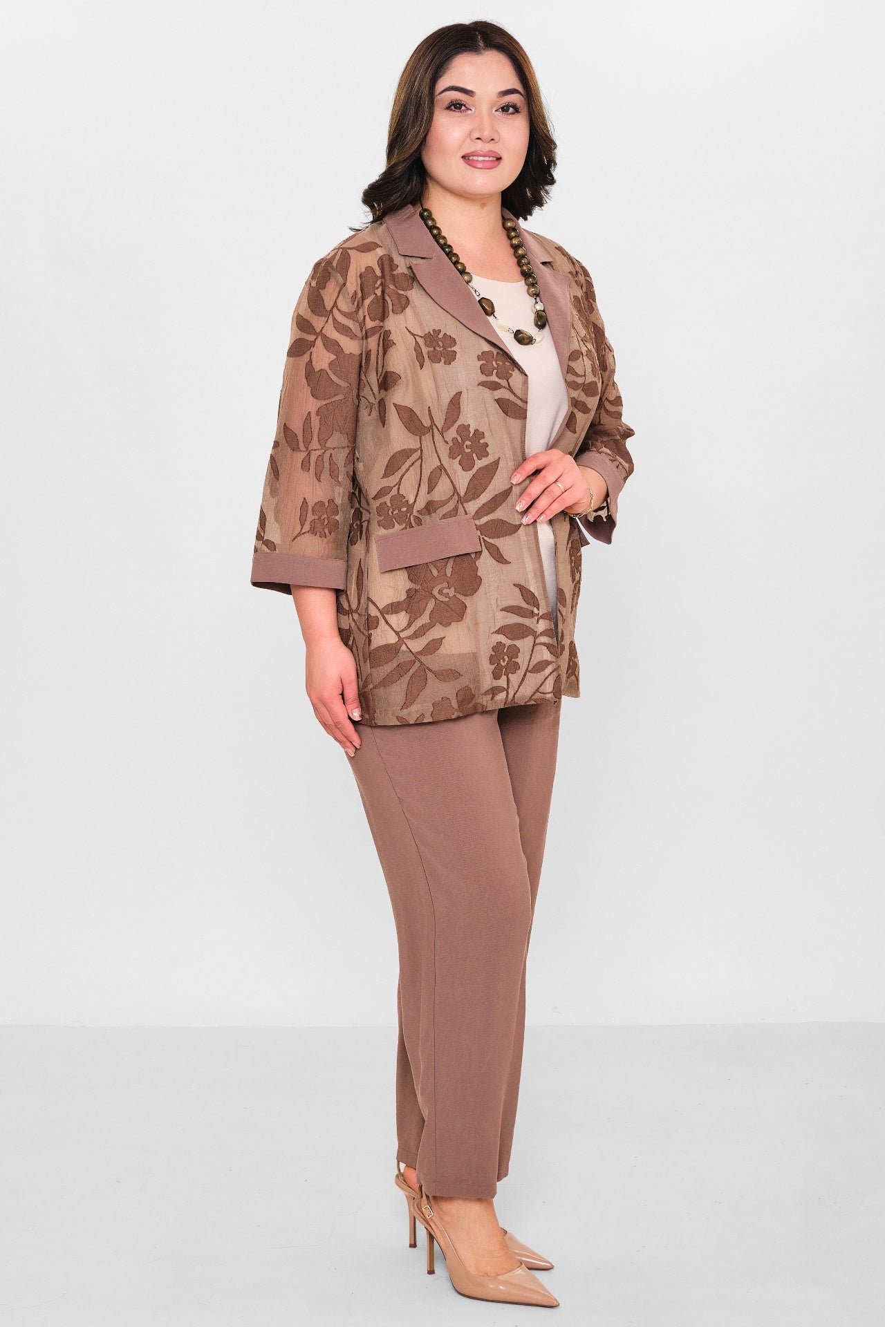 Dress port - Plus Size Suit (DSP26Y3458) - 8690200152764
