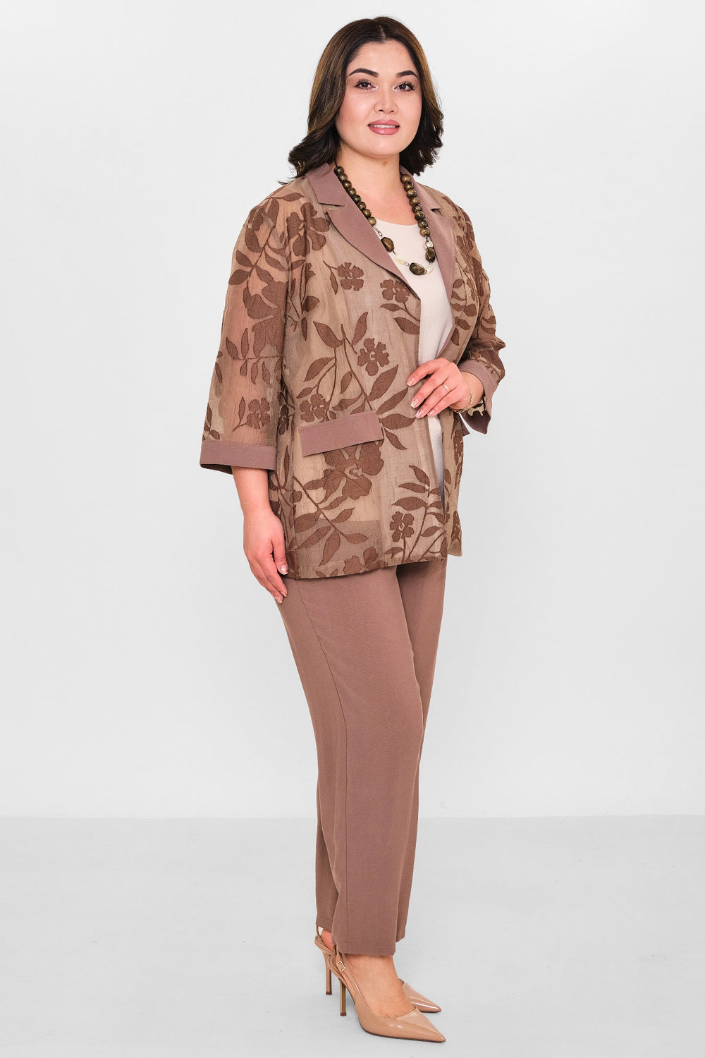 Dress port - Plus Size Suit (DSP26Y3458) - 8690200152764