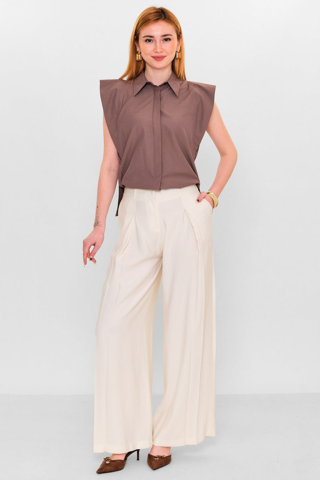 Mamulier - Plus Size Trousers (MML26Y7001) - 8690200152788