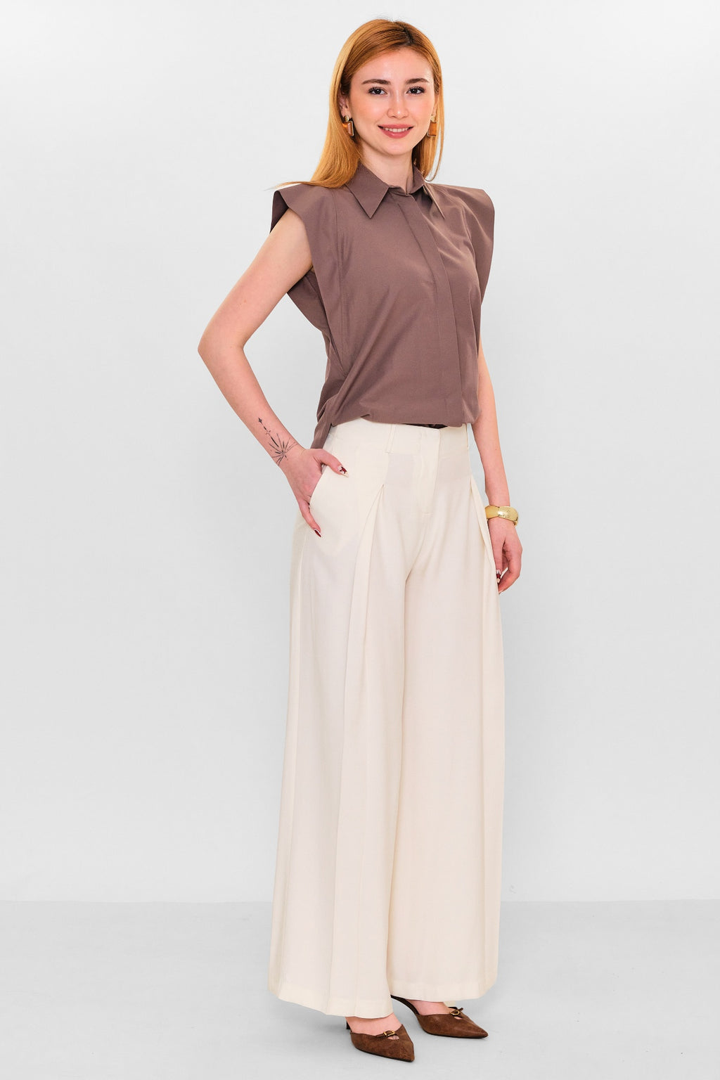 Mamulier - Plus Size Trousers (MML26Y7001) - 8690200152788