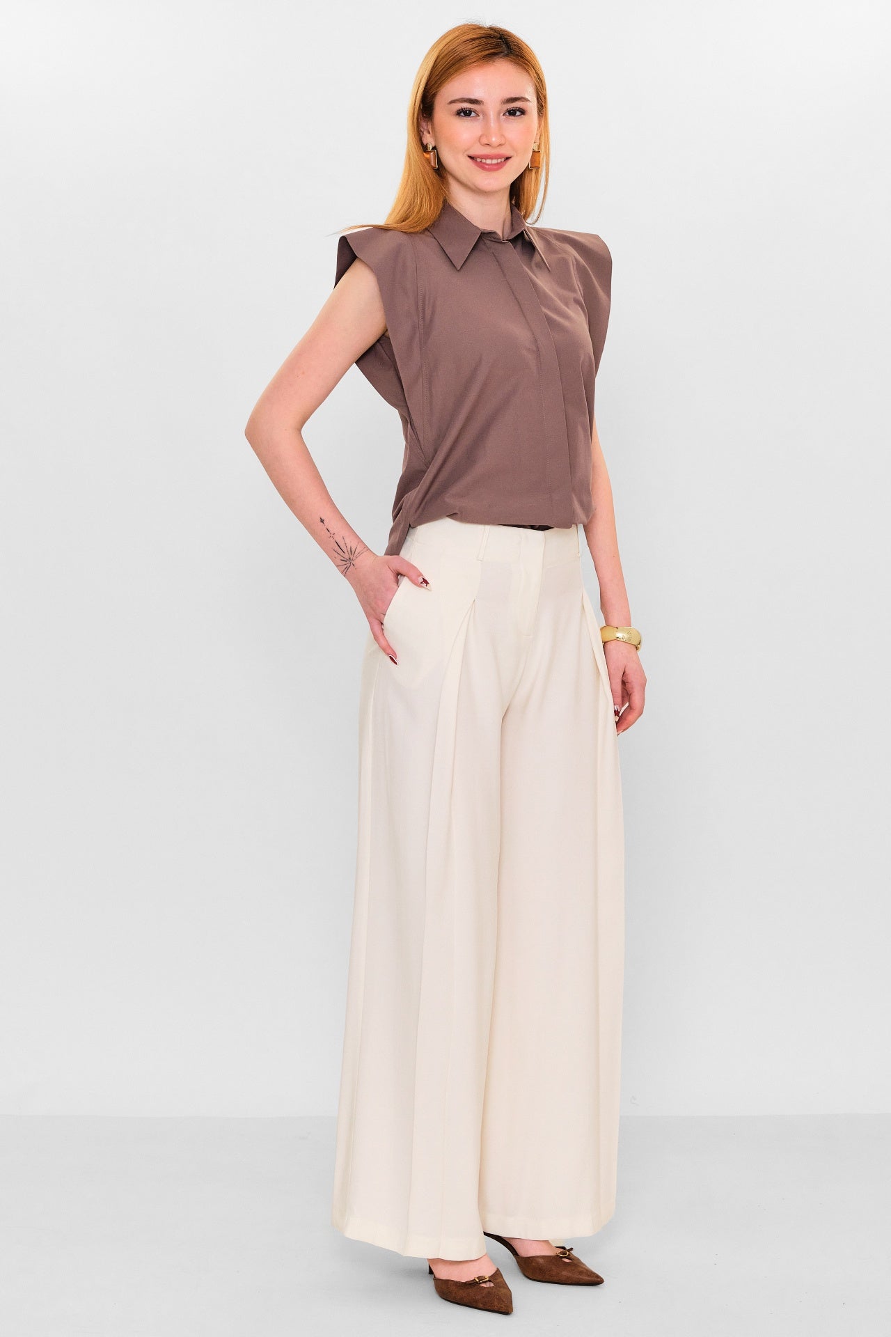 Mamulier - Plus Size Trousers (MML26Y7001) - 8690200152788