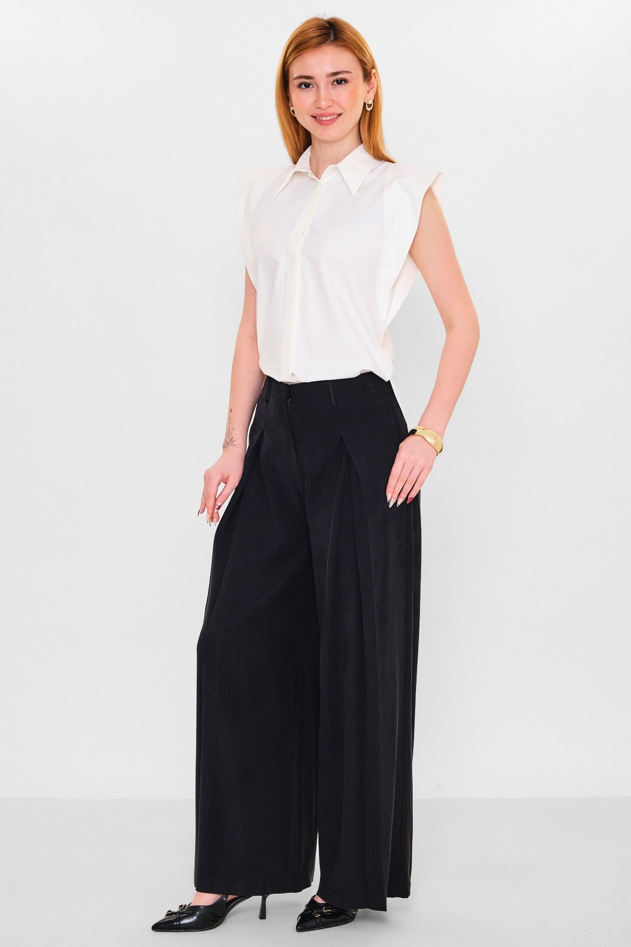 Mamulier - Plus Size Trousers (MML26Y7001) - 8690200152795