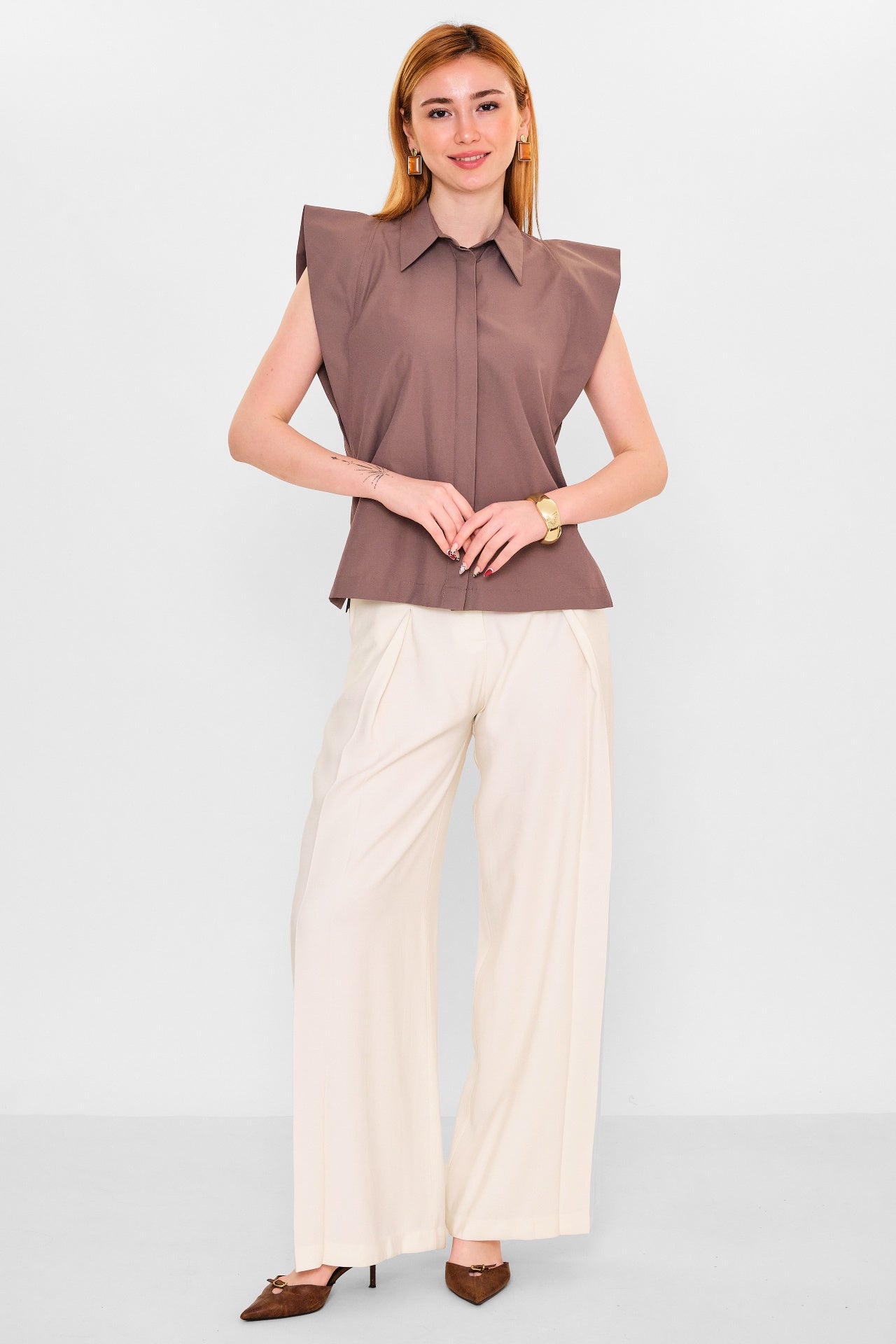 Mamulier - Plus Size Shirt (MML26Y7014) - 8690200152818