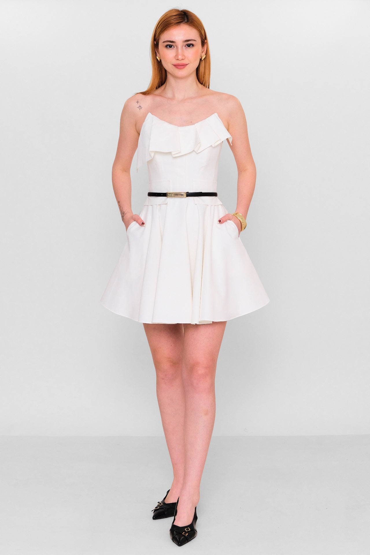 Mamulier - Plus Size Dress (MML26Y7021) - 8690200152856