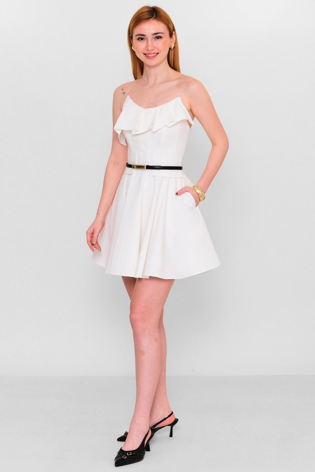 Mamulier - Plus Size Dress (MML26Y7021) - 8690200152856