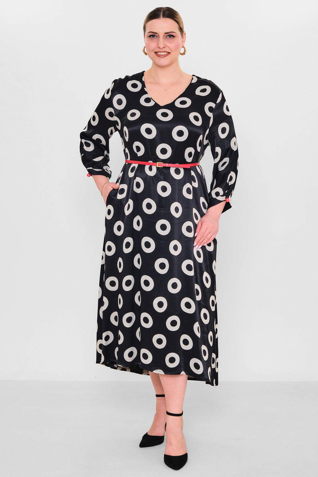 Ebberro - Plus Size Dress (EBR26Y6050BB) - 8690200152863