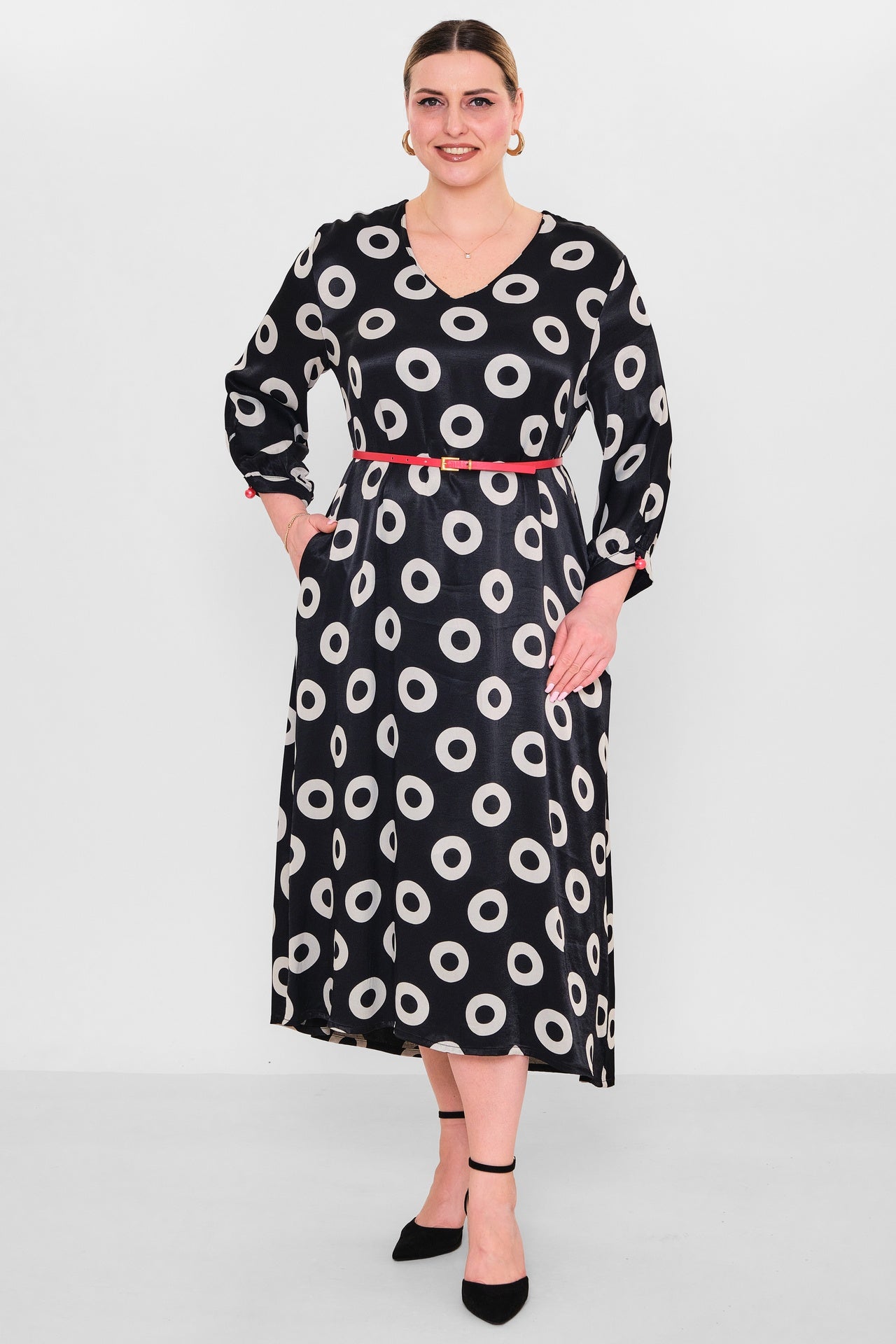 Ebberro - Plus Size Dress (EBR26Y6050BB) - 8690200152863