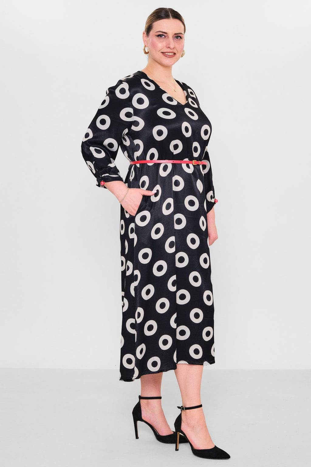 Ebberro - Plus Size Dress (EBR26Y6050BB) - 8690200152863