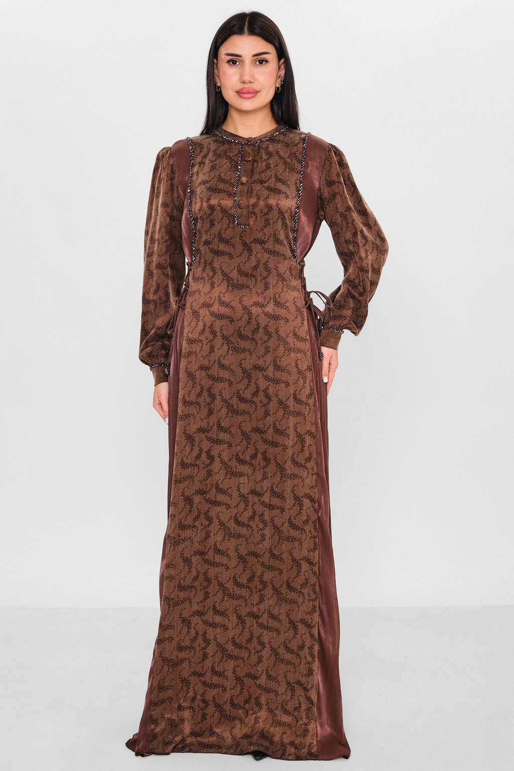 Nupel line - Plus Size Dress (NPL26Y5144) - 8690200153075