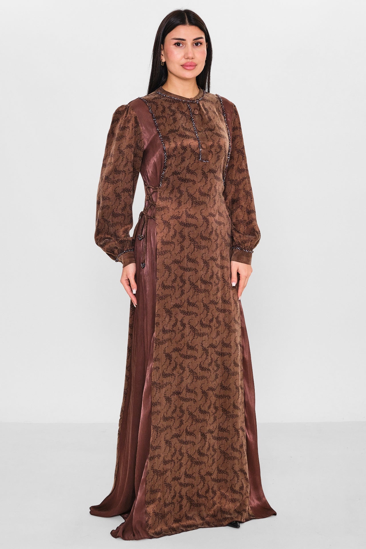 Nupel line - Plus Size Dress (NPL26Y5144) - 8690200153075