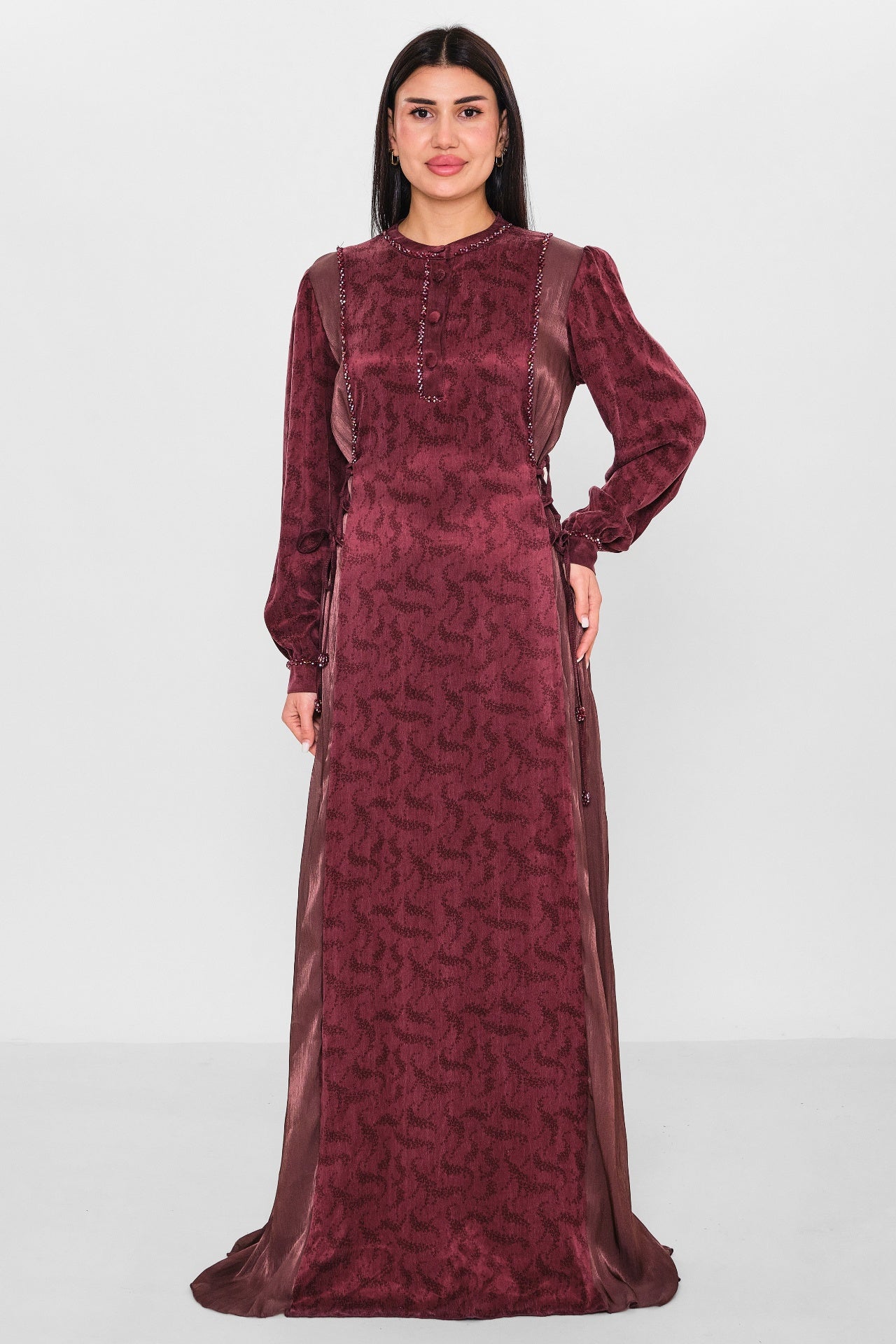 Nupel li̇ne - Plus Size Dress (NPL26Y5144) - 8690200153082