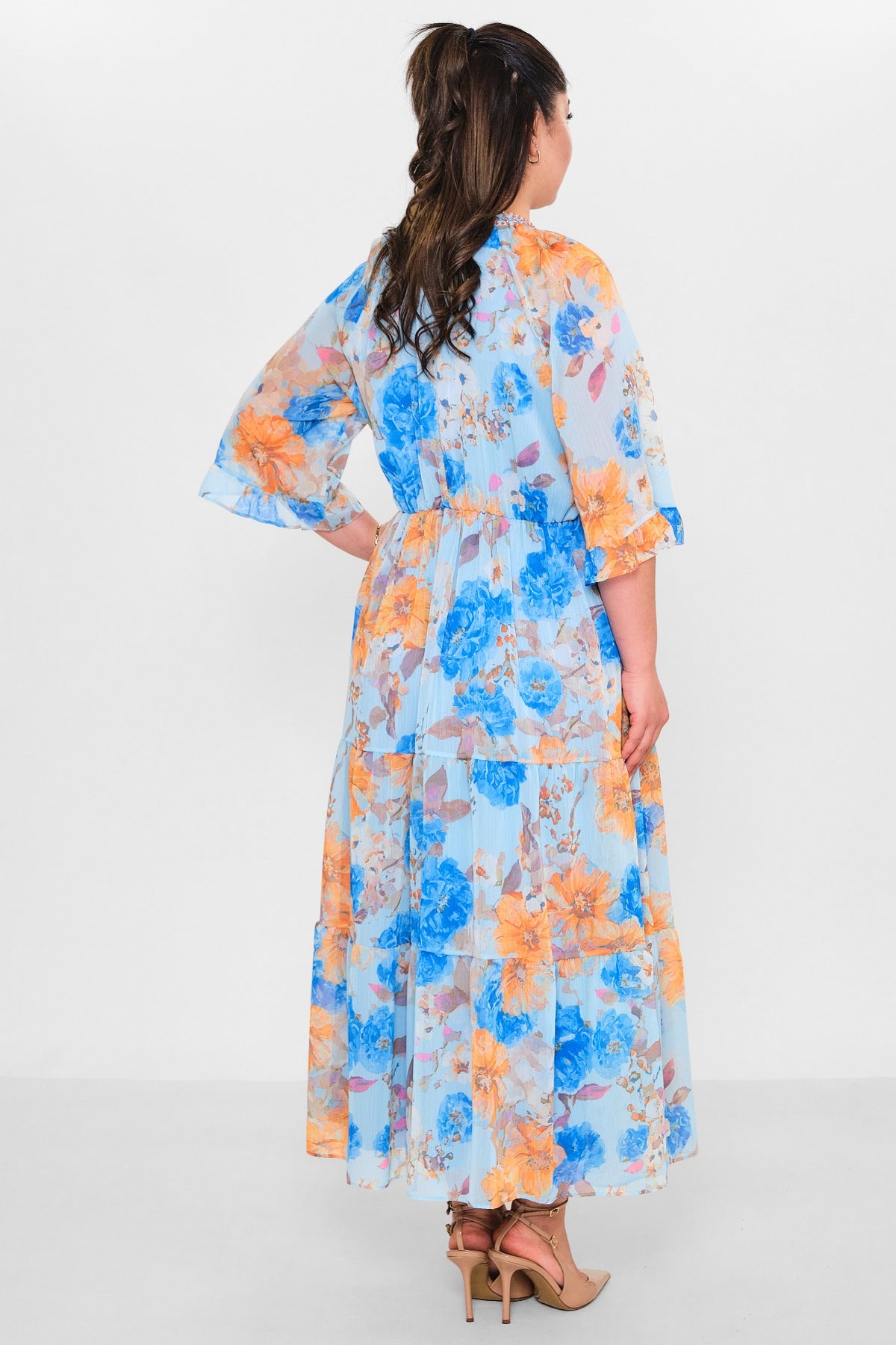 Ksas - Plus Size Dress (KSAS32396) - 8690200153860