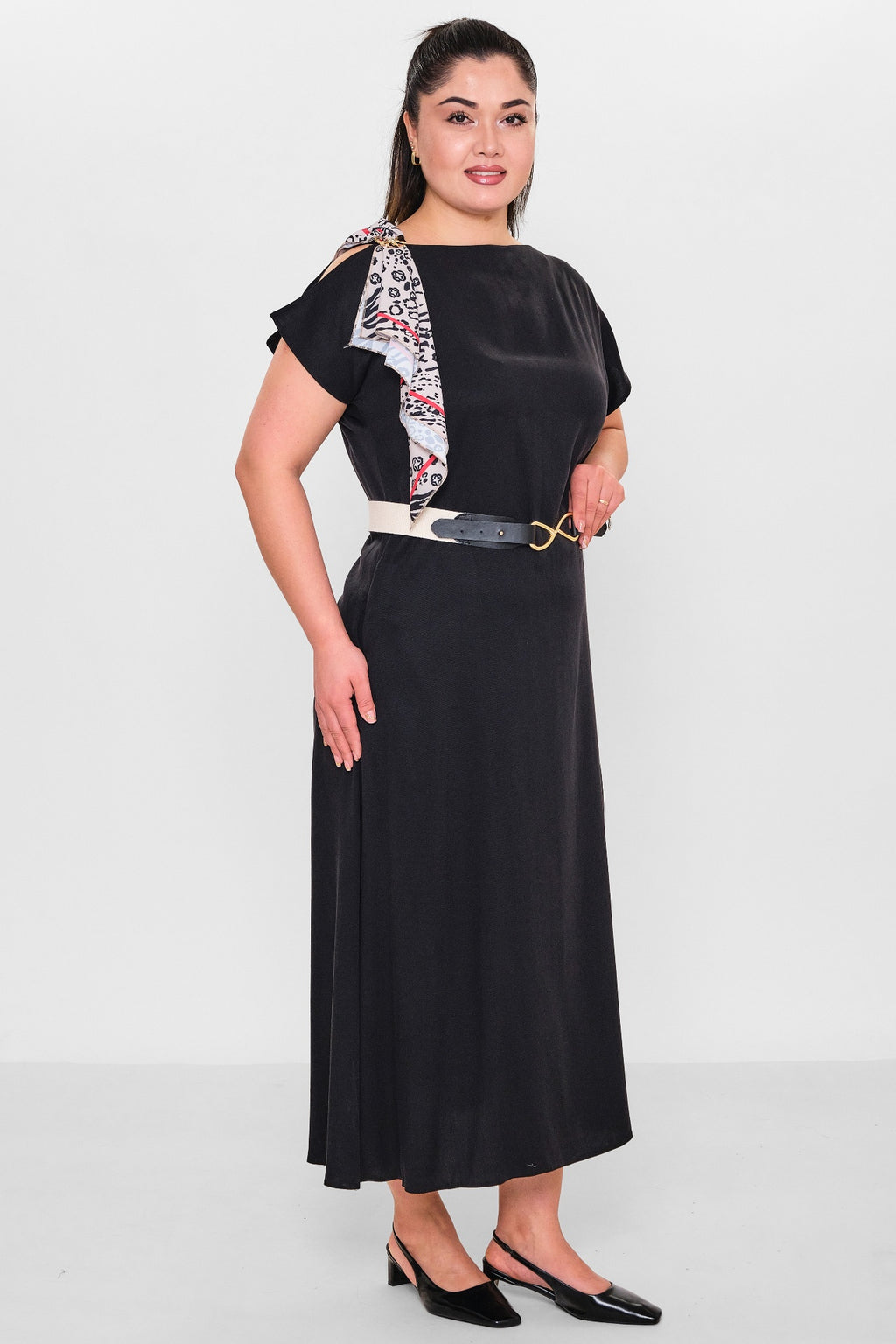 Dress port - Plus Size Dress (DSP26Y5743) - 8690200154430