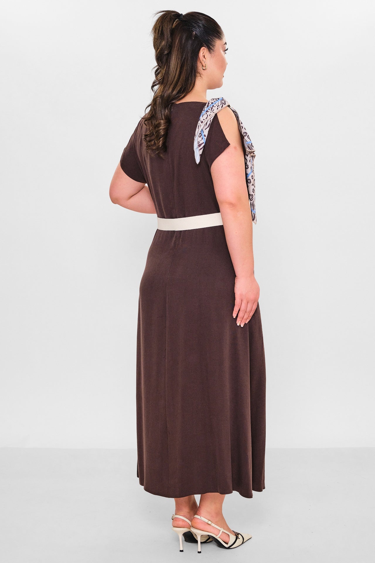 Dress port - Plus Size Dress (DSP26Y5743) - 8690200154447