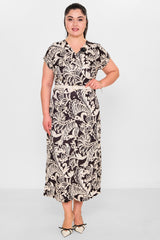 Dress port - Plus Size Dress (DSP26Y5711) - 8690200154454
