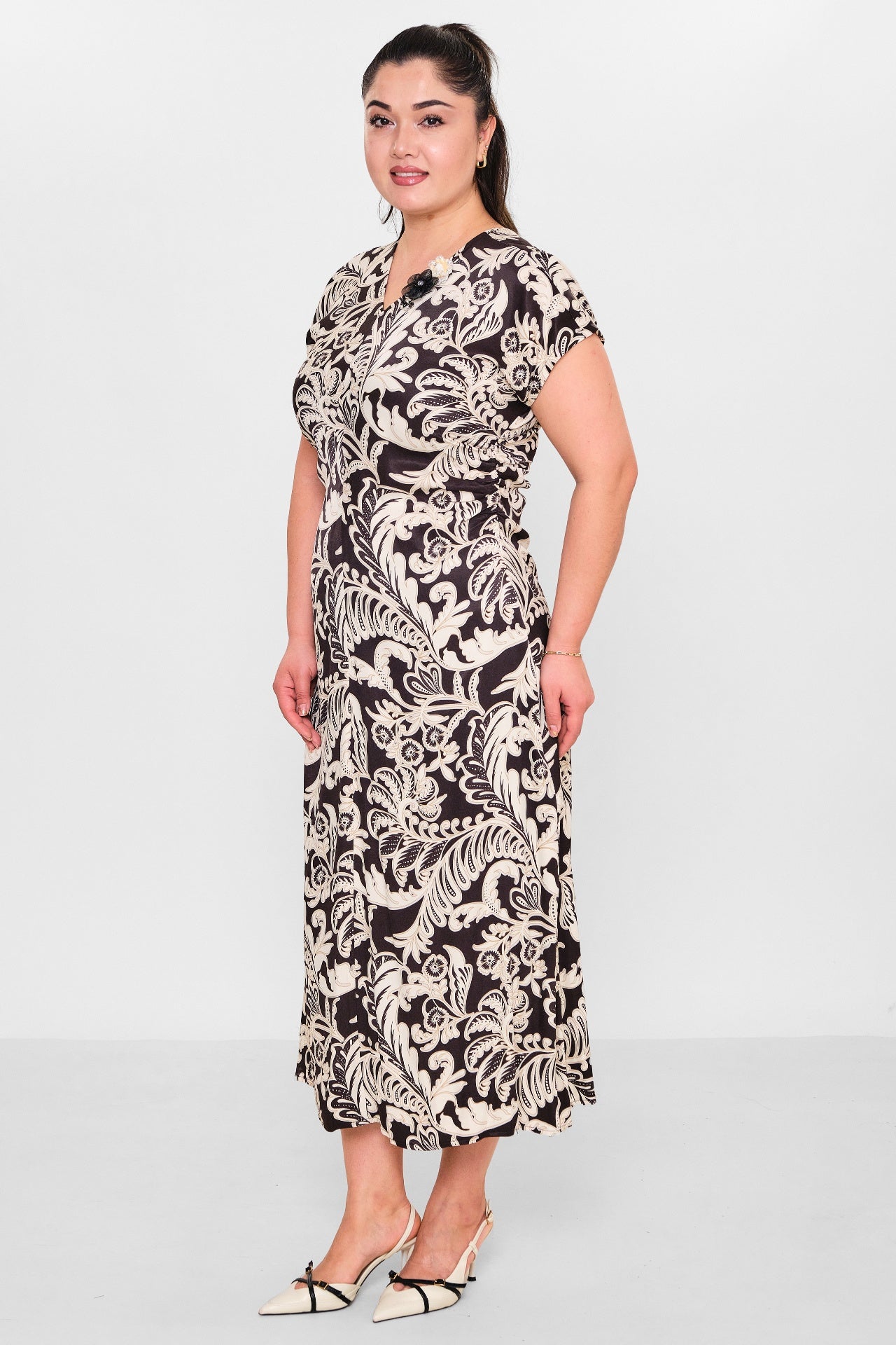 Dress port - Plus Size Dress (DSP26Y5711) - 8690200154454