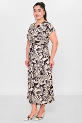 Dress port - Plus Size Dress (DSP26Y5711) - 8690200154454