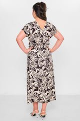 Dress port - Plus Size Dress (DSP26Y5711) - 8690200154454