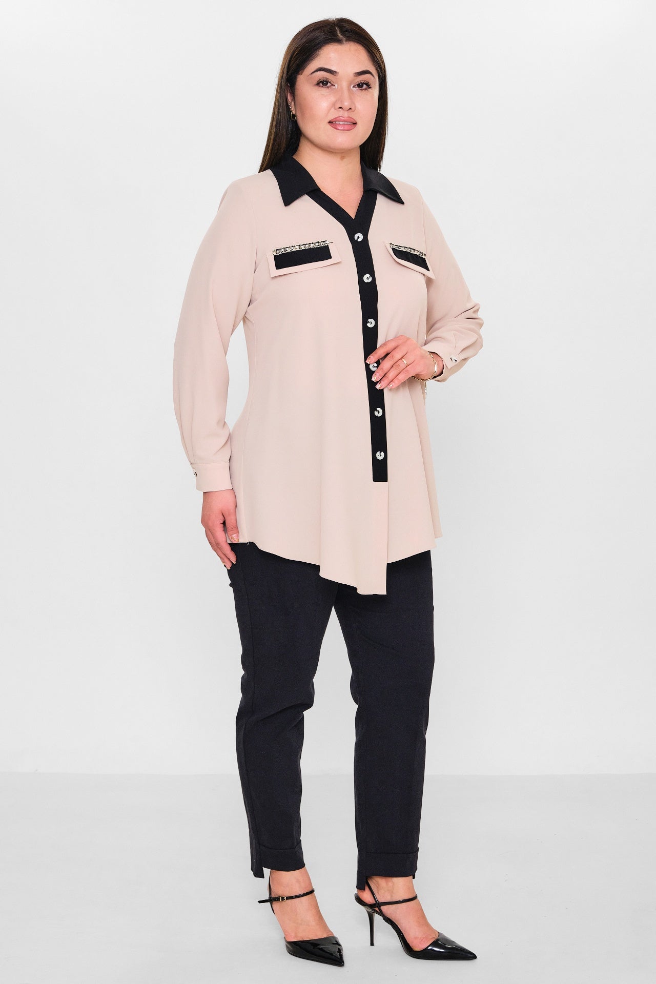 Ki̇fayet - Plus Size Tunic (KFY26Y18704-20) - 8690200154706
