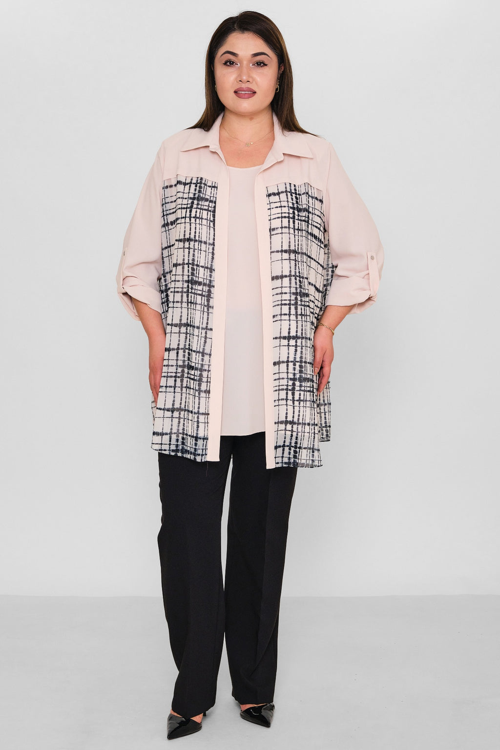 Kifayet - Extended Plus Size Suit (KFY26Y23502) - 8690200154751