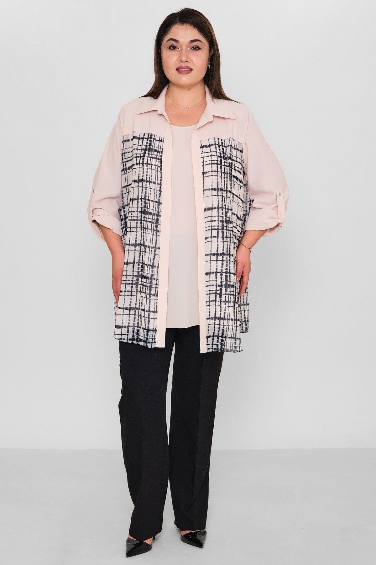 Kifayet - Extended Plus Size Suit (KFY26Y23502) - 8690200154751