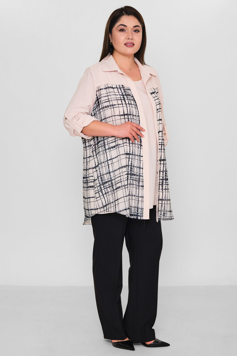 Kifayet - Extended Plus Size Suit (KFY26Y23502) - 8690200154751