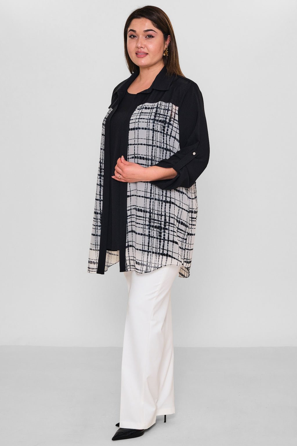 Kifayet - Extended Plus Size Suit (KFY26Y23502) - 8690200154768