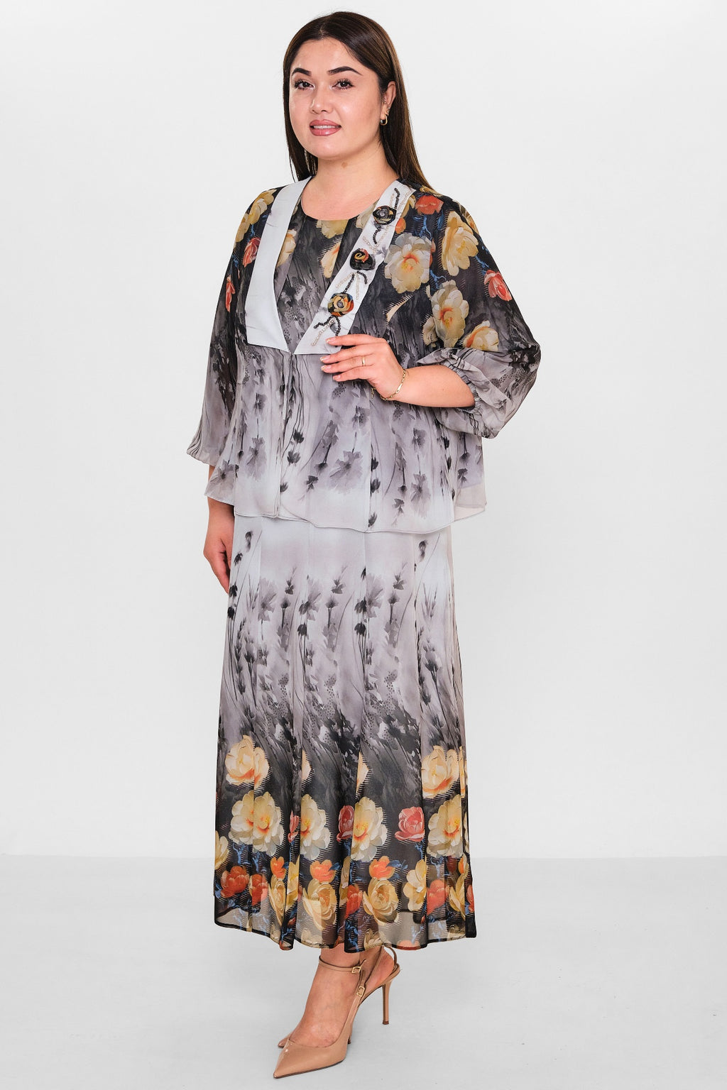 Gumanize - Plus Size Dress (GMZ2026-668-8009) - 8690200154867