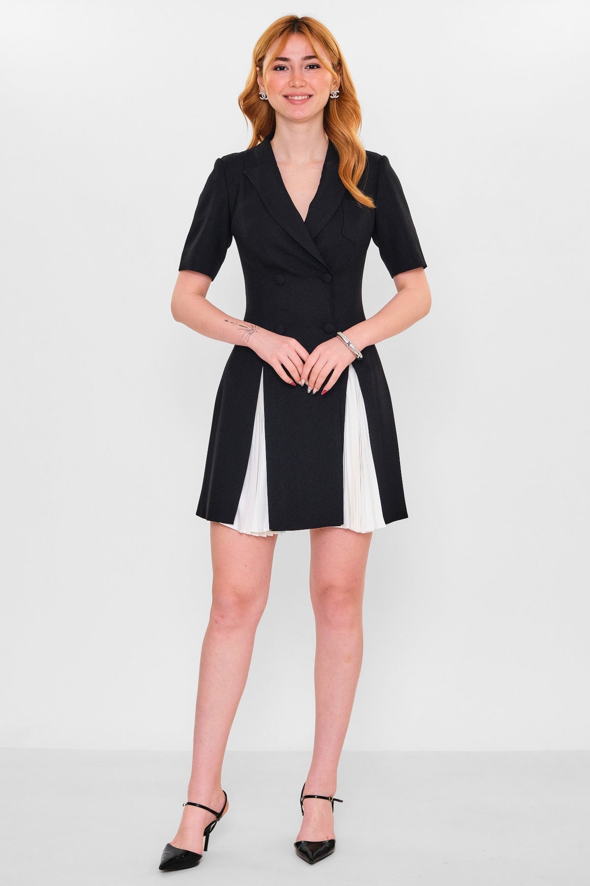 Kedma - Plus Size Dress (KDM26Y8-98308) - 8690200154911