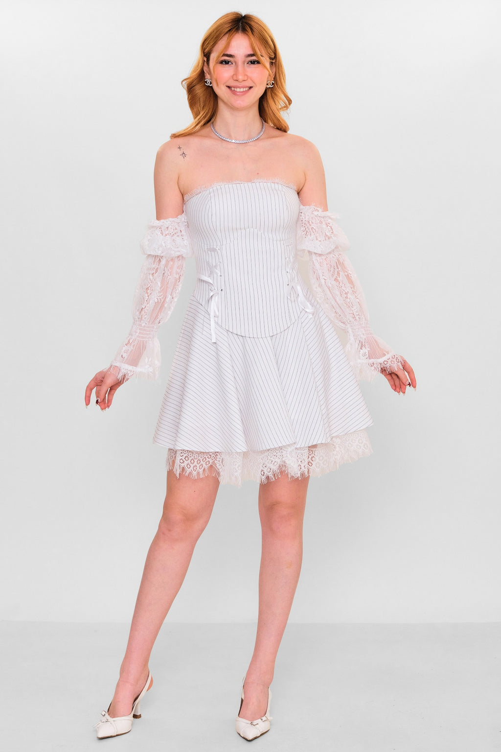 Kedma - Plus Size Dress (KDM26Y8-98384) - 8690200154942