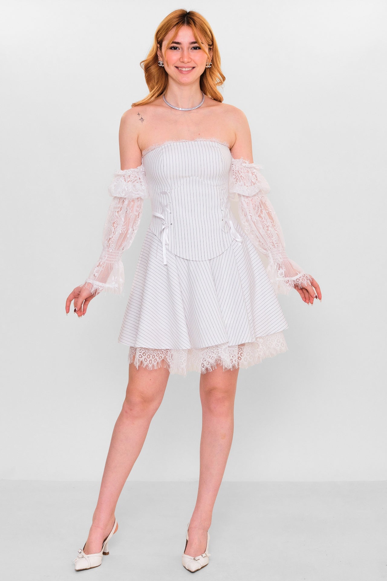 Kedma - Plus Size Dress (KDM26Y8-98384) - 8690200154942